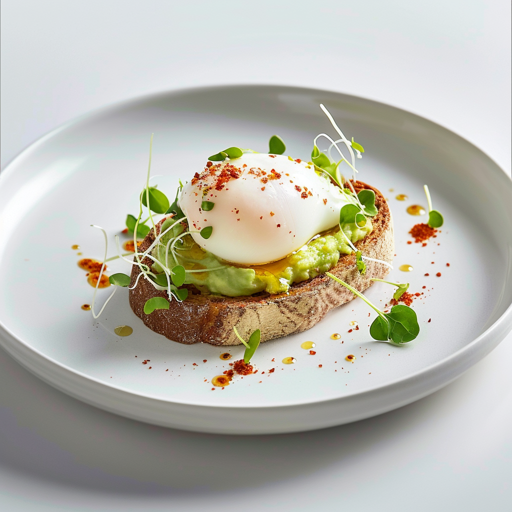 Quick avocado egg toast with creamy avocado and a poached egg for a fast healthy meal