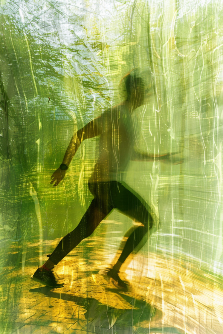 A person jogging outdoors, showcasing the role of physical activity in weight management